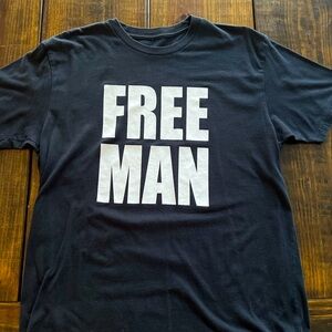 Lions not sheep “Free Man” tee